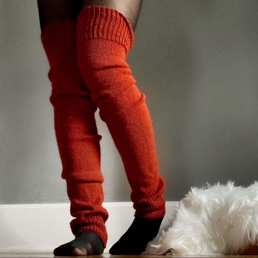 Vintage Rust-Color Legwarmers🏋️‍♀️